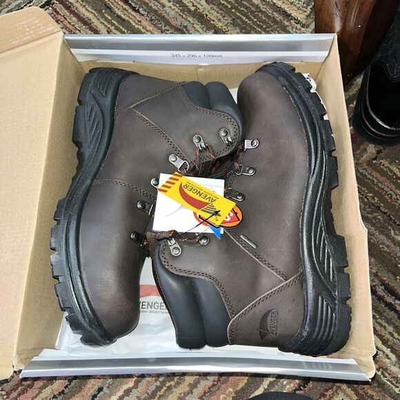 Avenger Work Boot A7225‎ Safety Toe 6” Brown - Mens Size 11.5M NIB main image 11